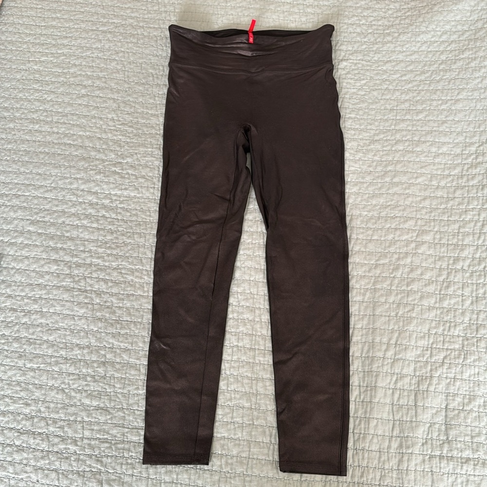 COPY - SPANX Black Faux Leather Legging XL